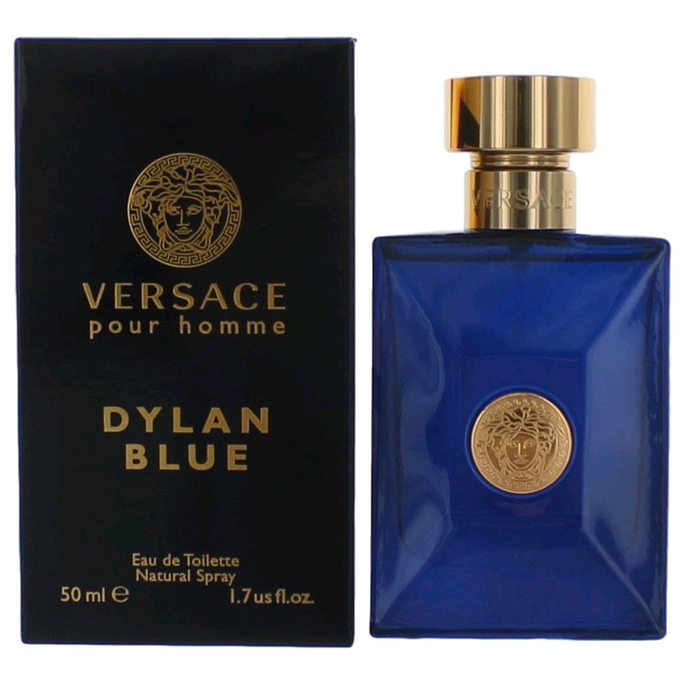 Bottle of Versace Pour Homme Dylan Blue by Versace, 1.7 oz Eau De Toilette Spray for Men
